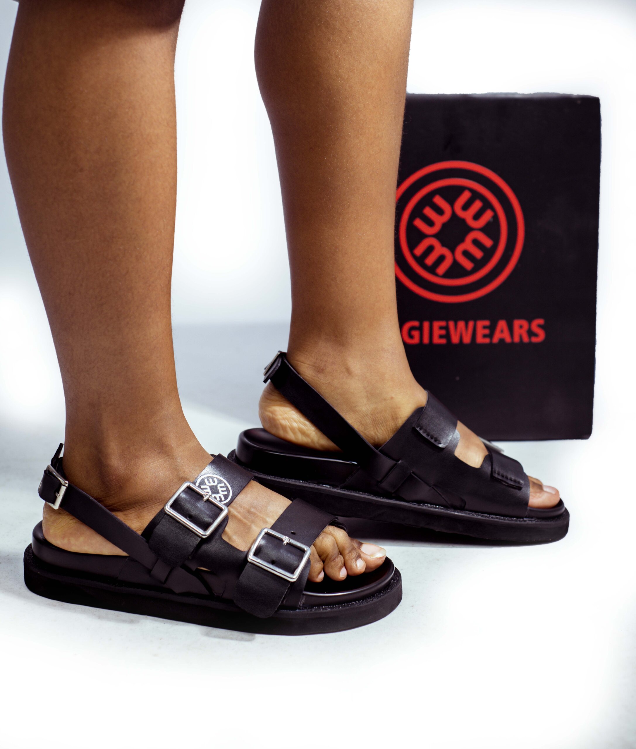 The Noir Emblem Women Sandal (Size 38)