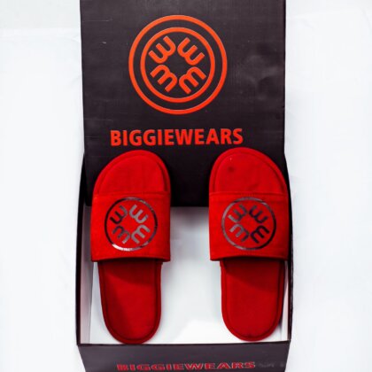 The Crimson Suede Slide (Size 40)