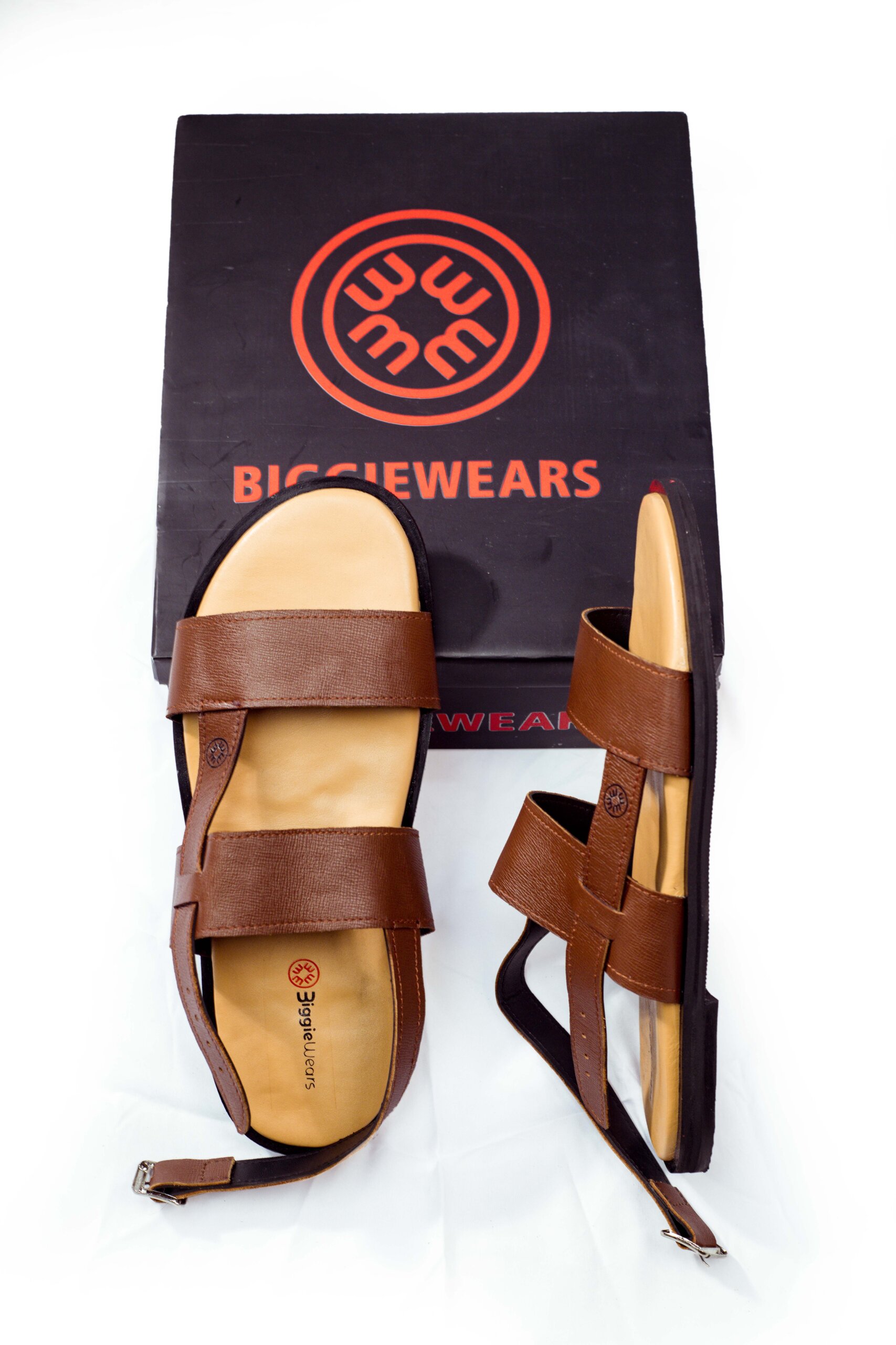 Men's Brown Sandal (Size 45) - Image 2