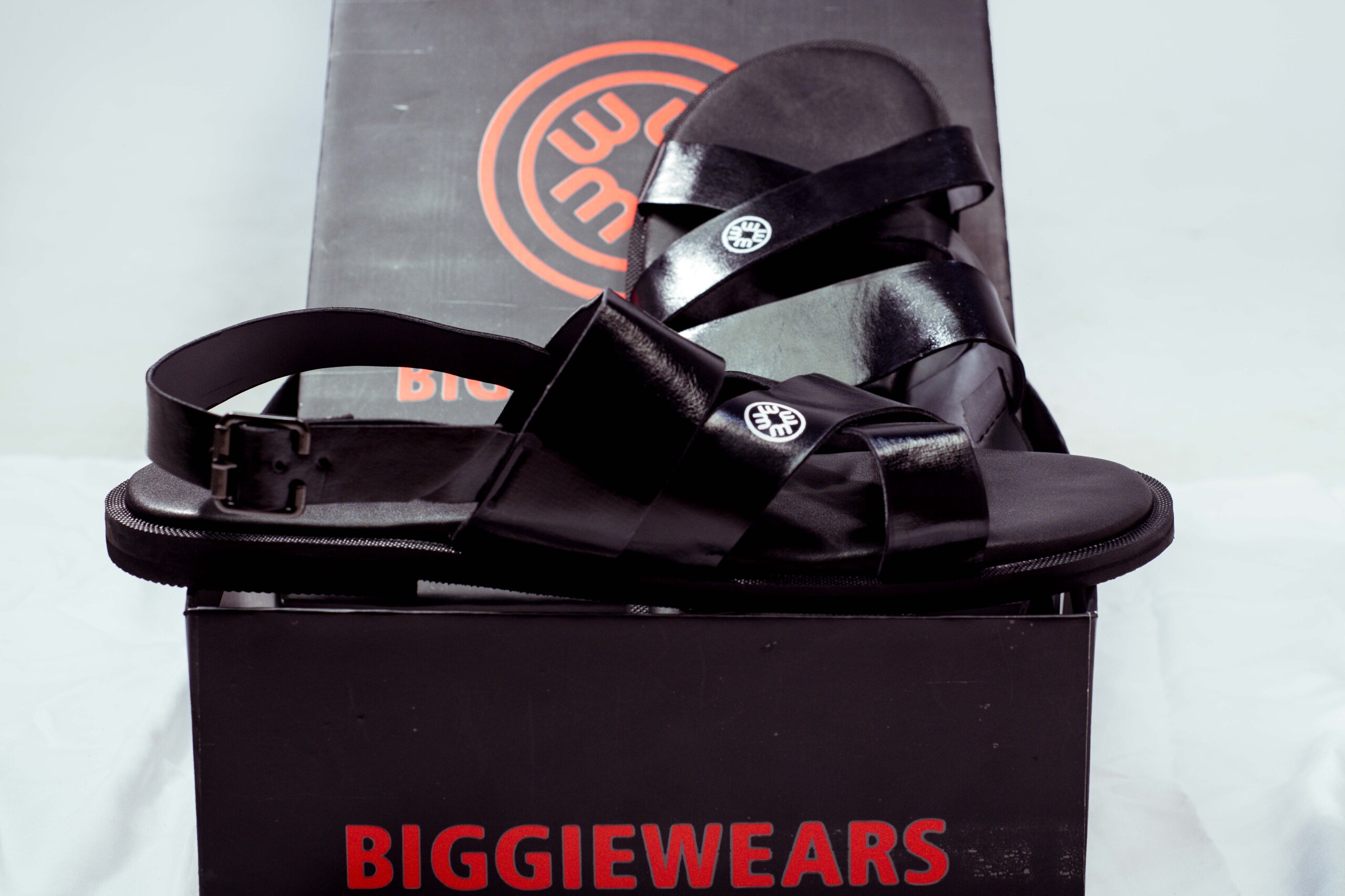 Men's Black Signature Sandal (Size 45) - Image 2